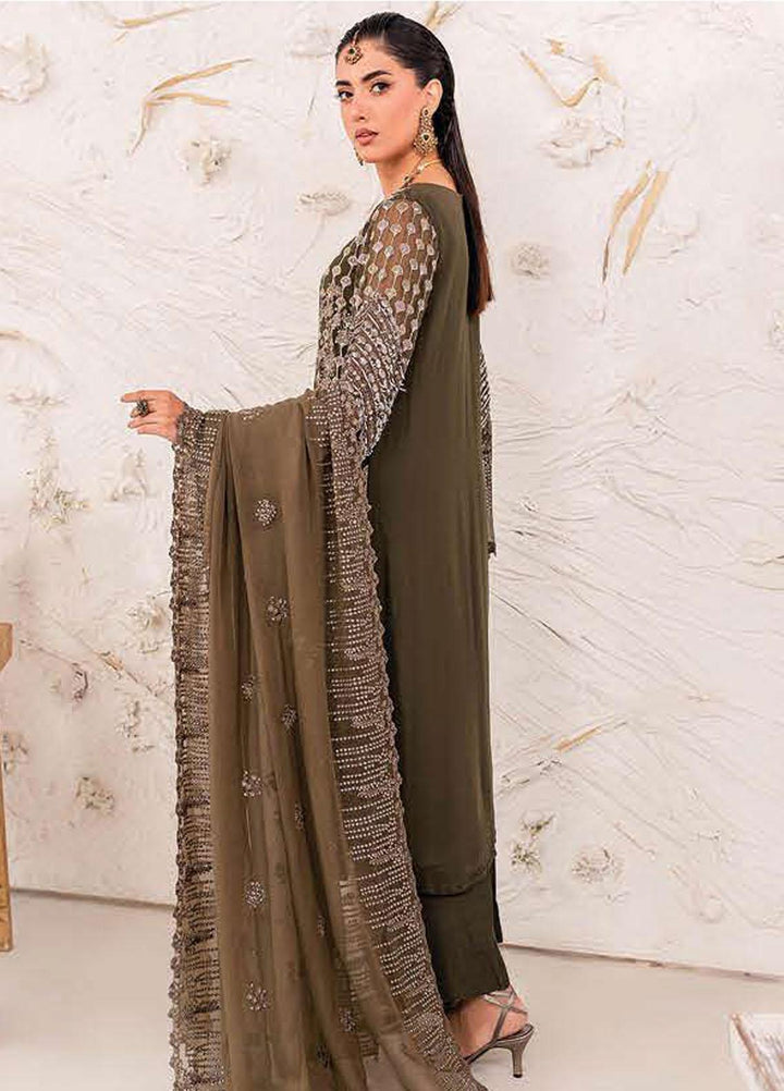 Zarposh By Charizma Embroidered Chiffon Suits Unstitched 3 Piece CRZ23ZP CZP3-02 - Formal Collection