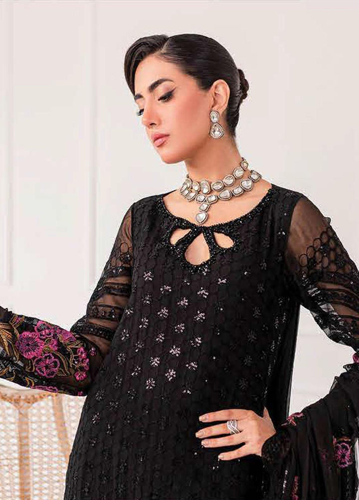 Zarposh By Charizma Embroidered Chiffon Suits Unstitched 3 Piece CRZ23ZP CZP3-03 - Formal Collection