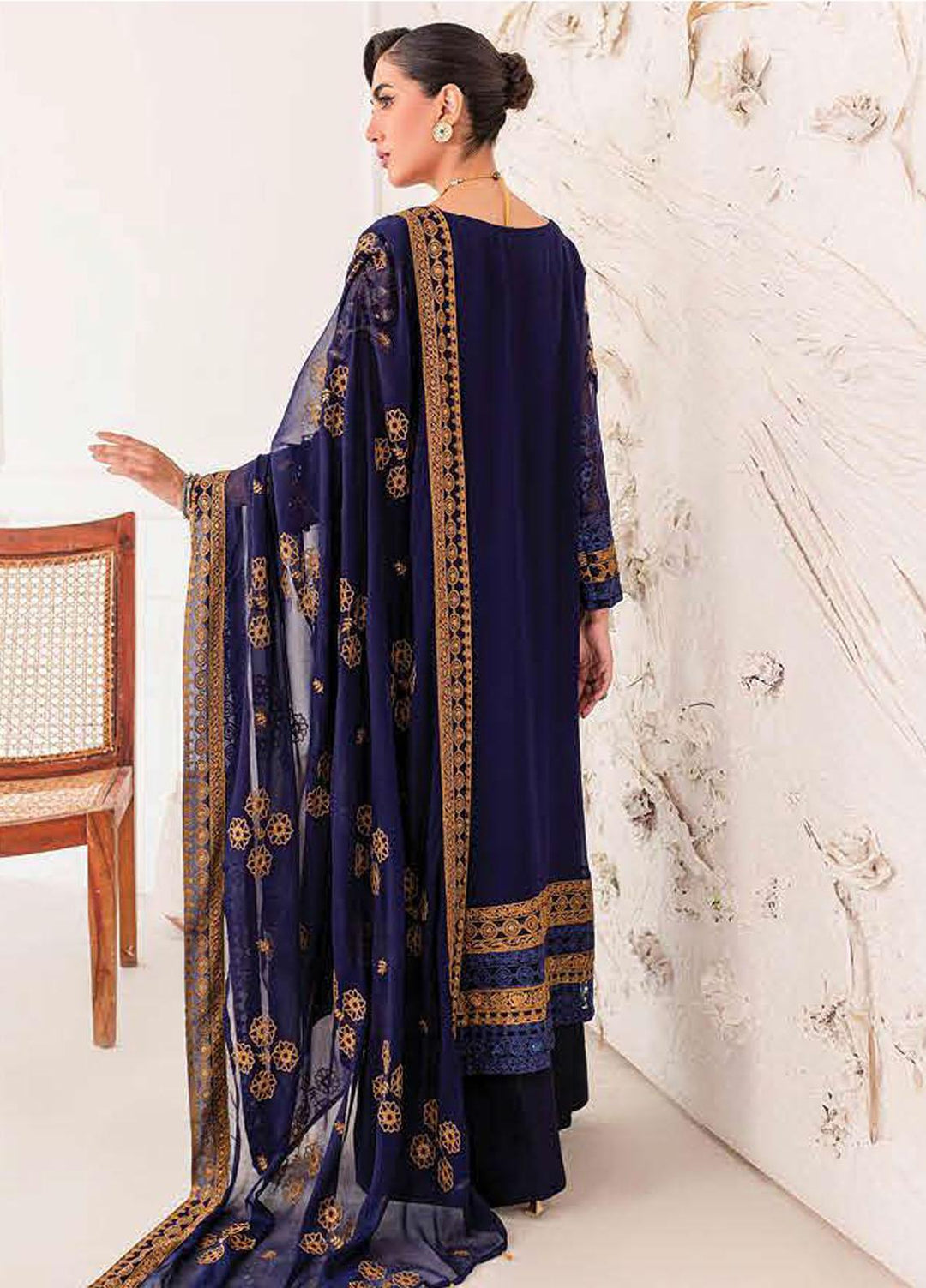 Zarposh By Charizma Embroidered Chiffon Suits Unstitched 3 Piece CRZ23ZP CZP3-06 - Formal Collection