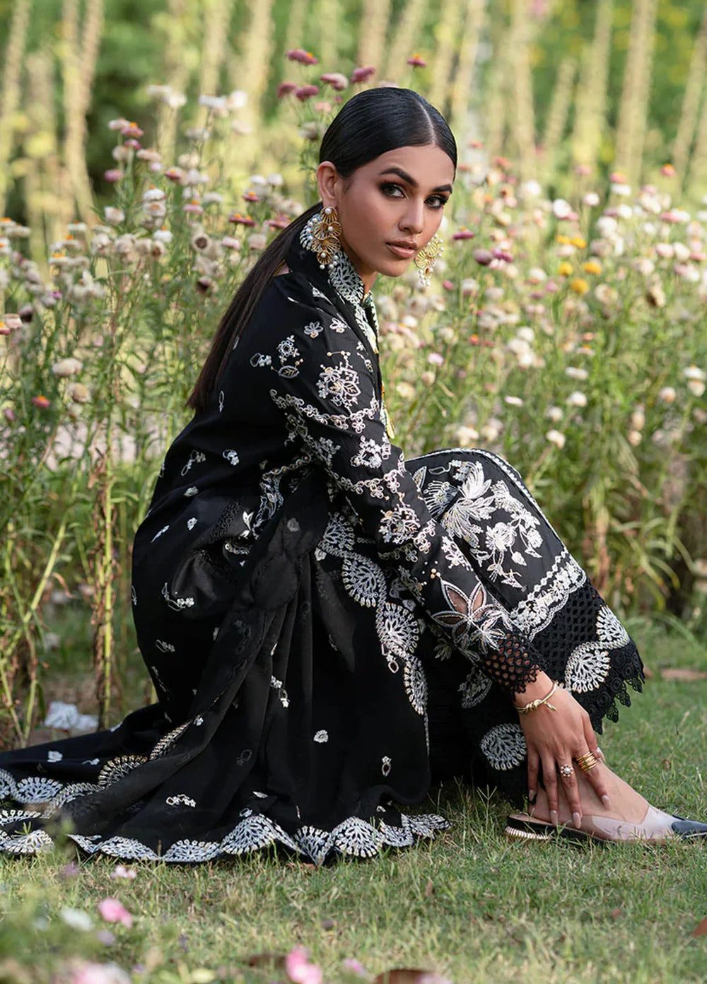 Zarposh Unstitched Embroidered Lawn 3 Piece Suits ZP26UF Selara - Festive Collection