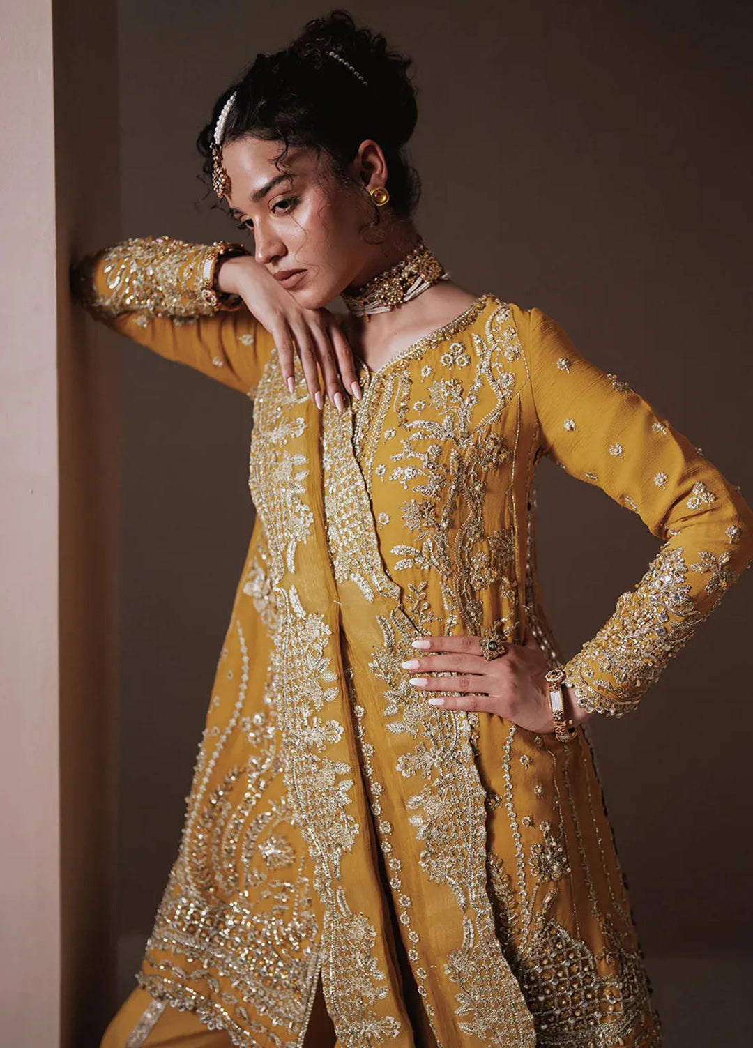 Zarposh Pret Embroidered Chiffon 3 Piece Suit Dhanak