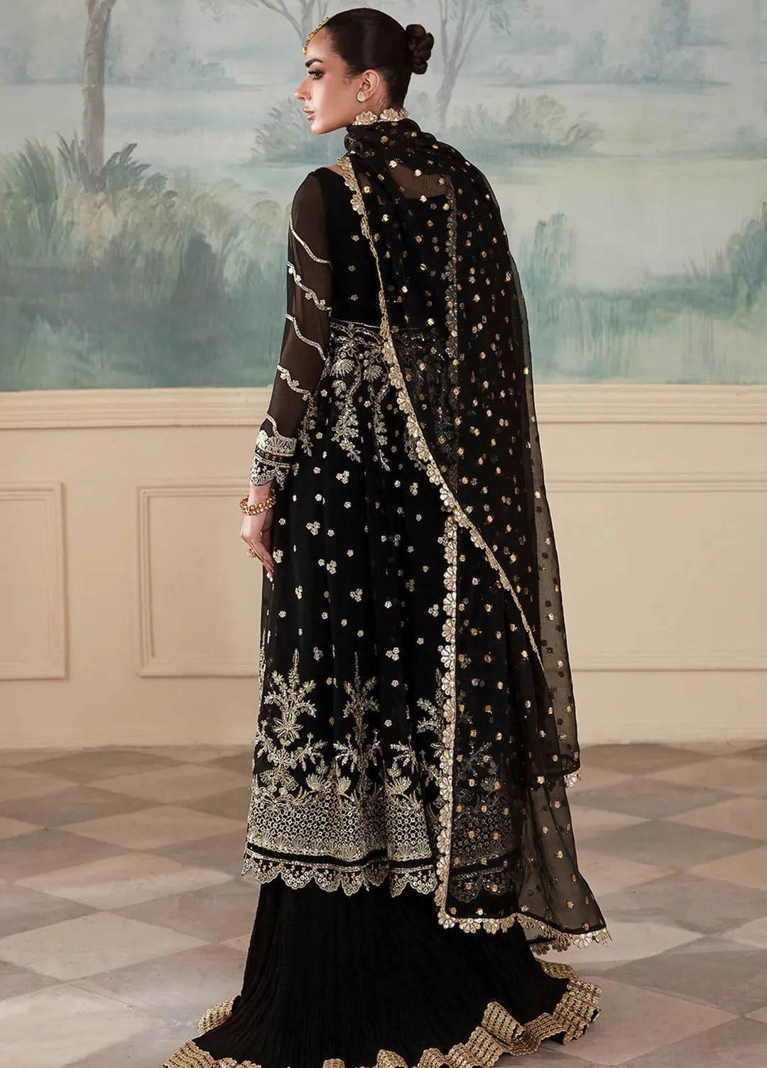 Zarposh Pret Embroidered Chiffon 3 Piece Suit Nafeesa