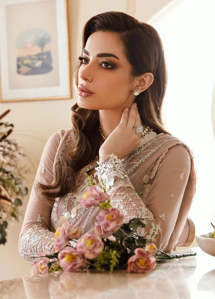 Zarposh Pret Embroidered Chiffon 3 Piece Suit Noori