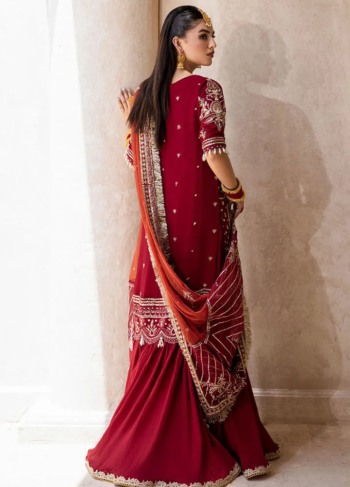 Zarposh Pret Embroidered Chiffon 3 Piece Suit Roshan