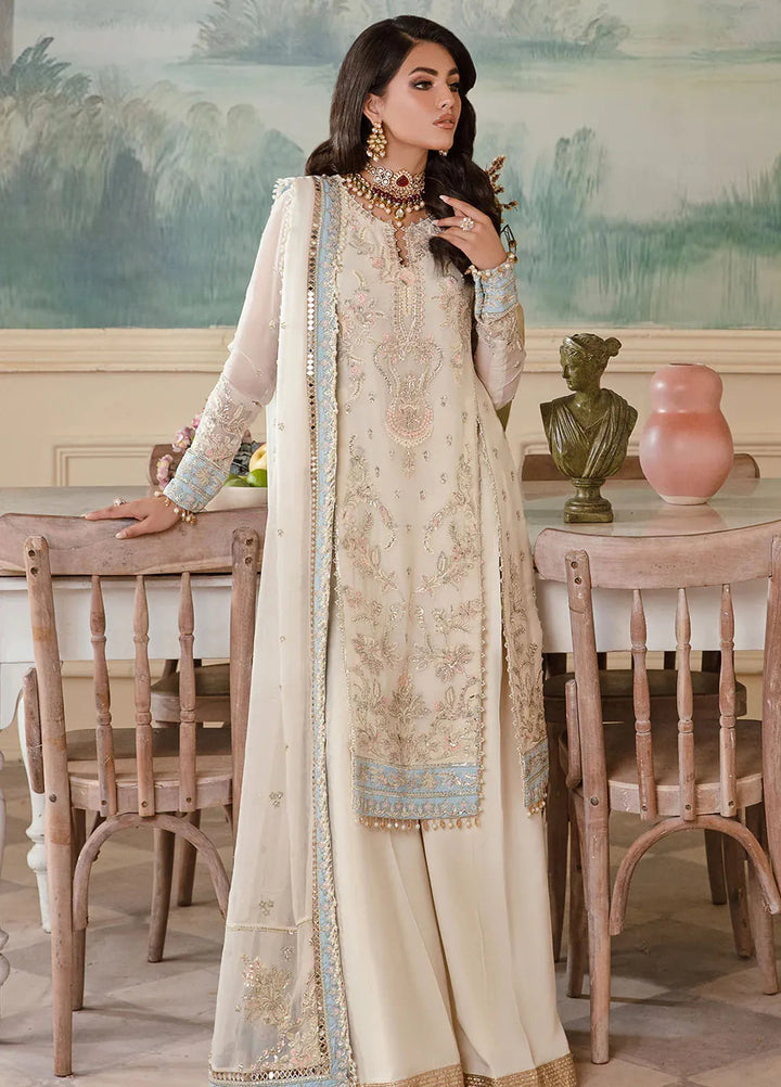 Zarposh Pret Embroidered Chiffon 3 Piece Suit Shafaq