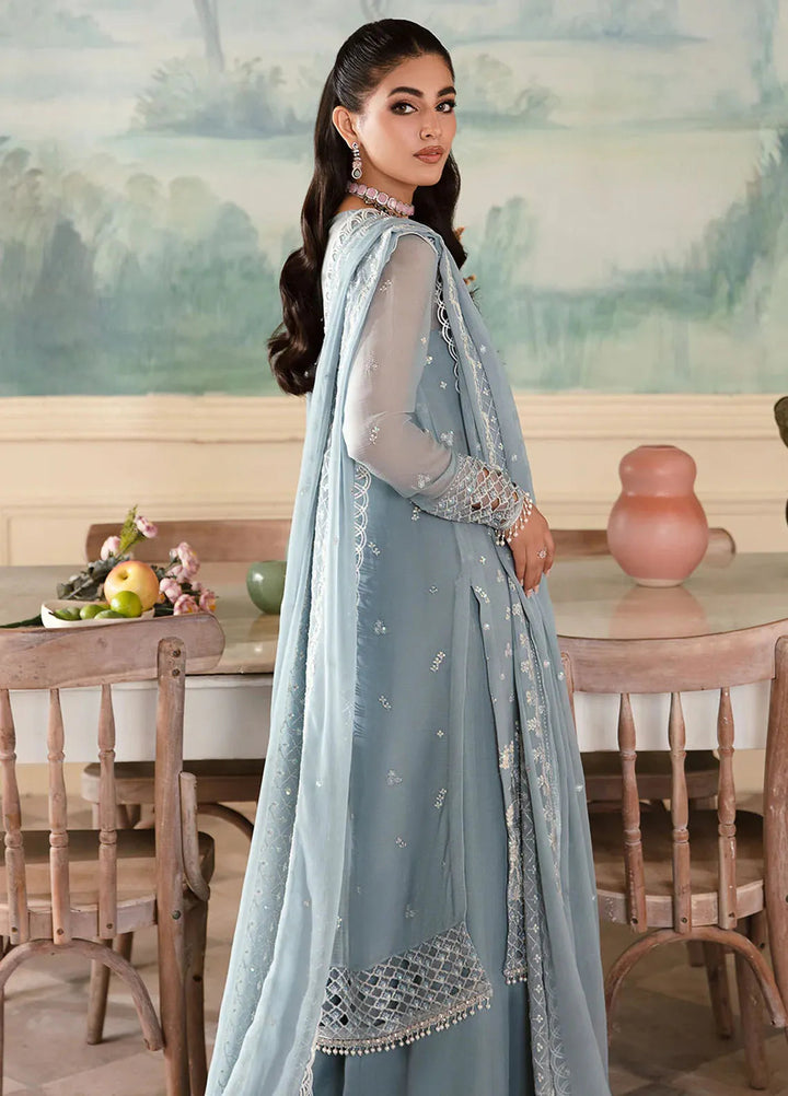 Zarposh Pret Embroidered Chiffon 3 Piece Suit Shanze