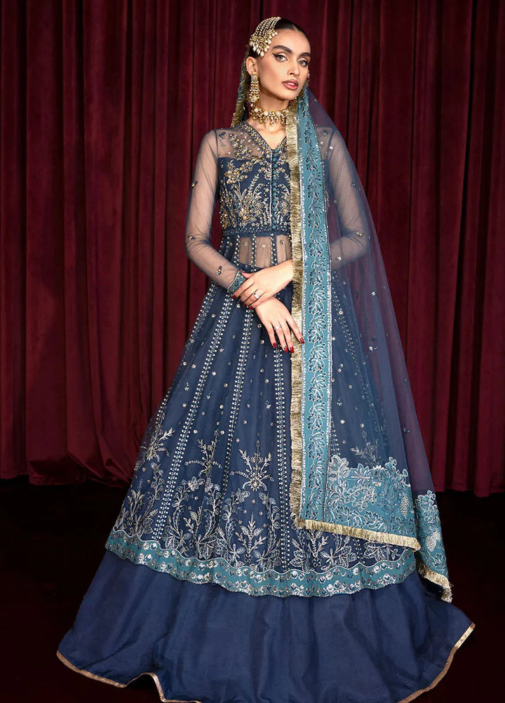 Embroidered Net 3 Piece Suit