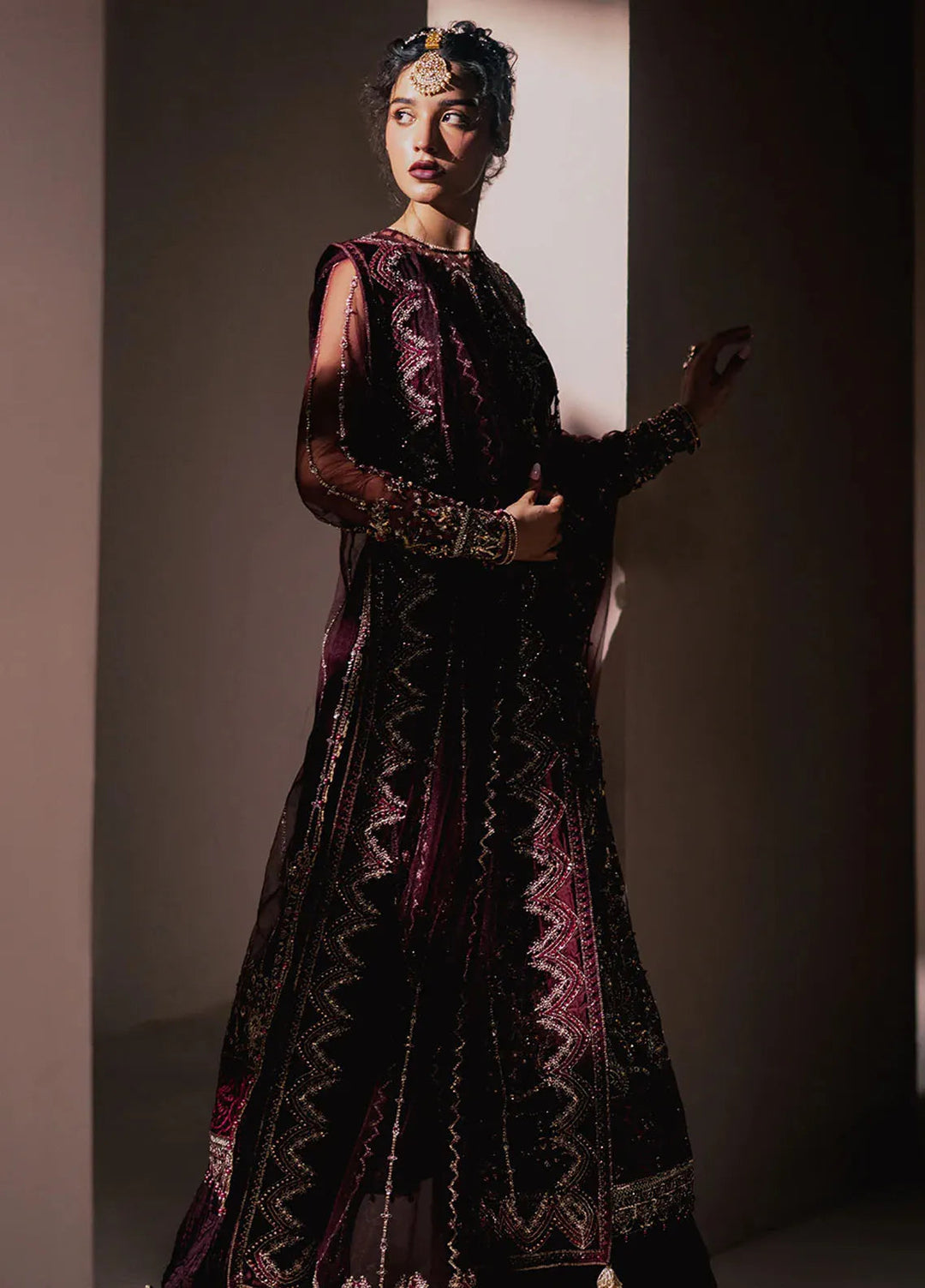 Zarposh Pret Embroidered Net 3 Piece Suit Nisa