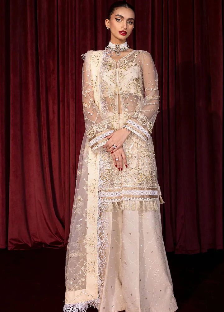 Embroidered Net 3 Piece Suit