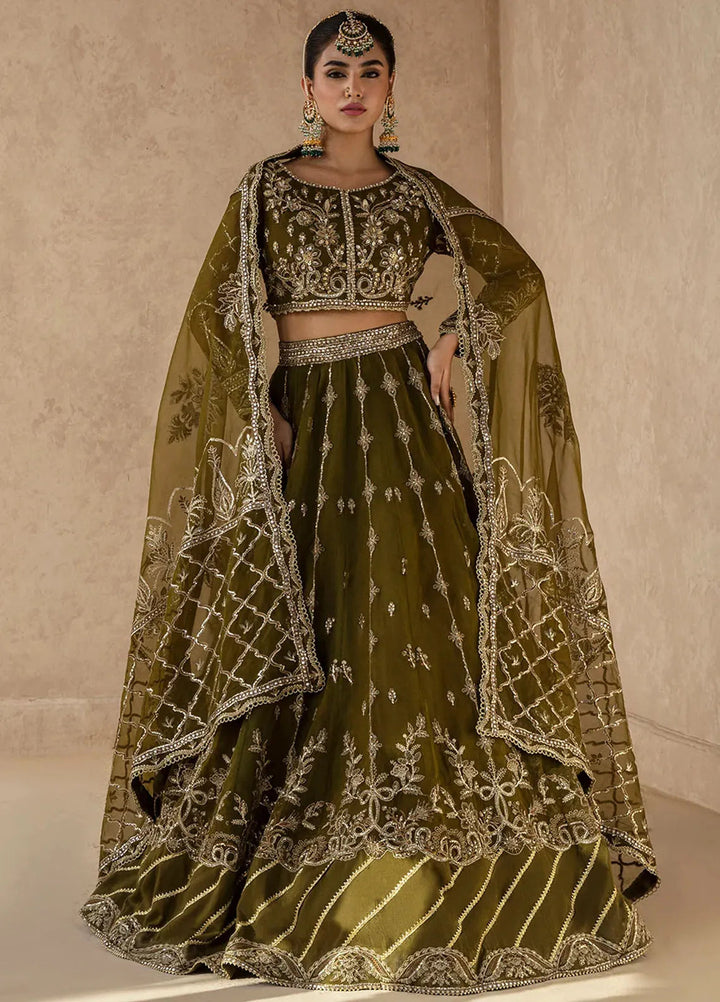 Zarposh Pret Embroidered Organza 3 Piece Suit Maya