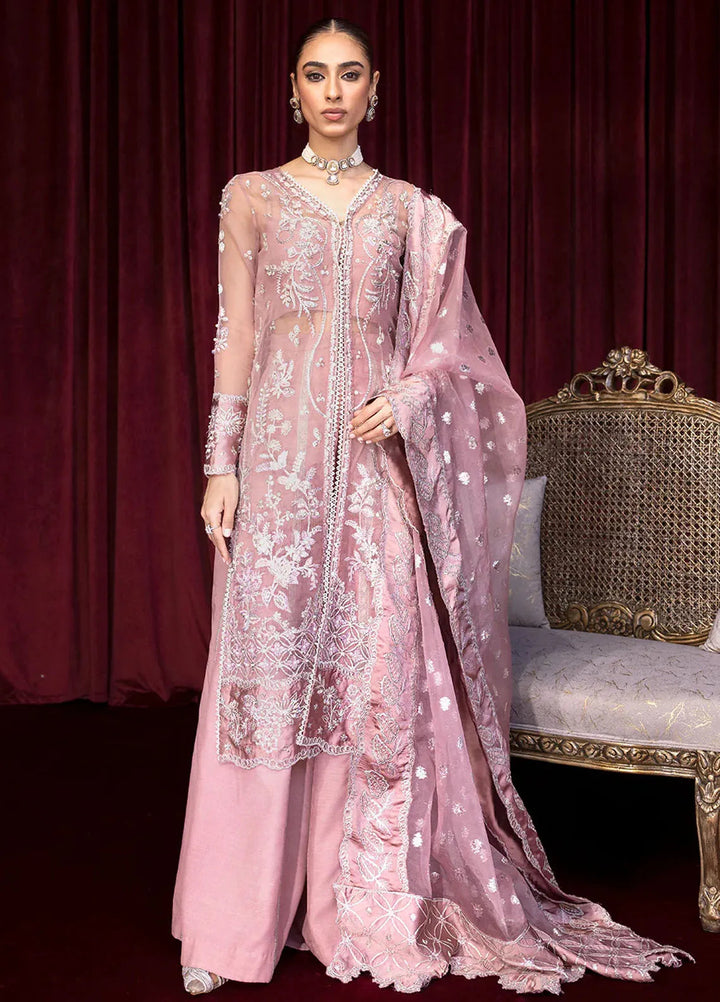 Embroidered Organza 3 Piece Suit