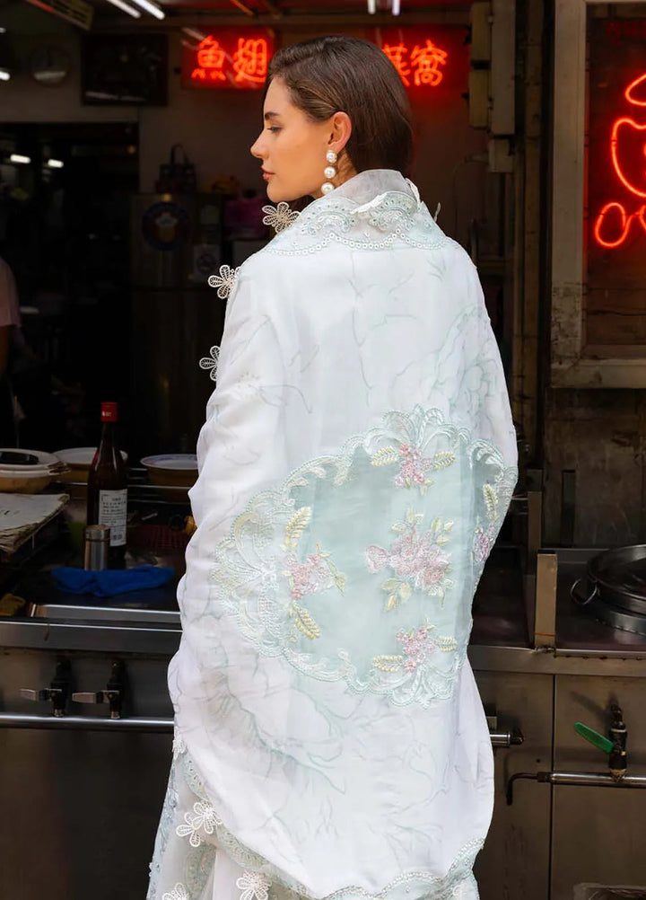 Zarqash Embroidered Lawn Suit Unstitched 3 Piece ZRQ25LL ZQLU 004 Cecily - Summer Collection