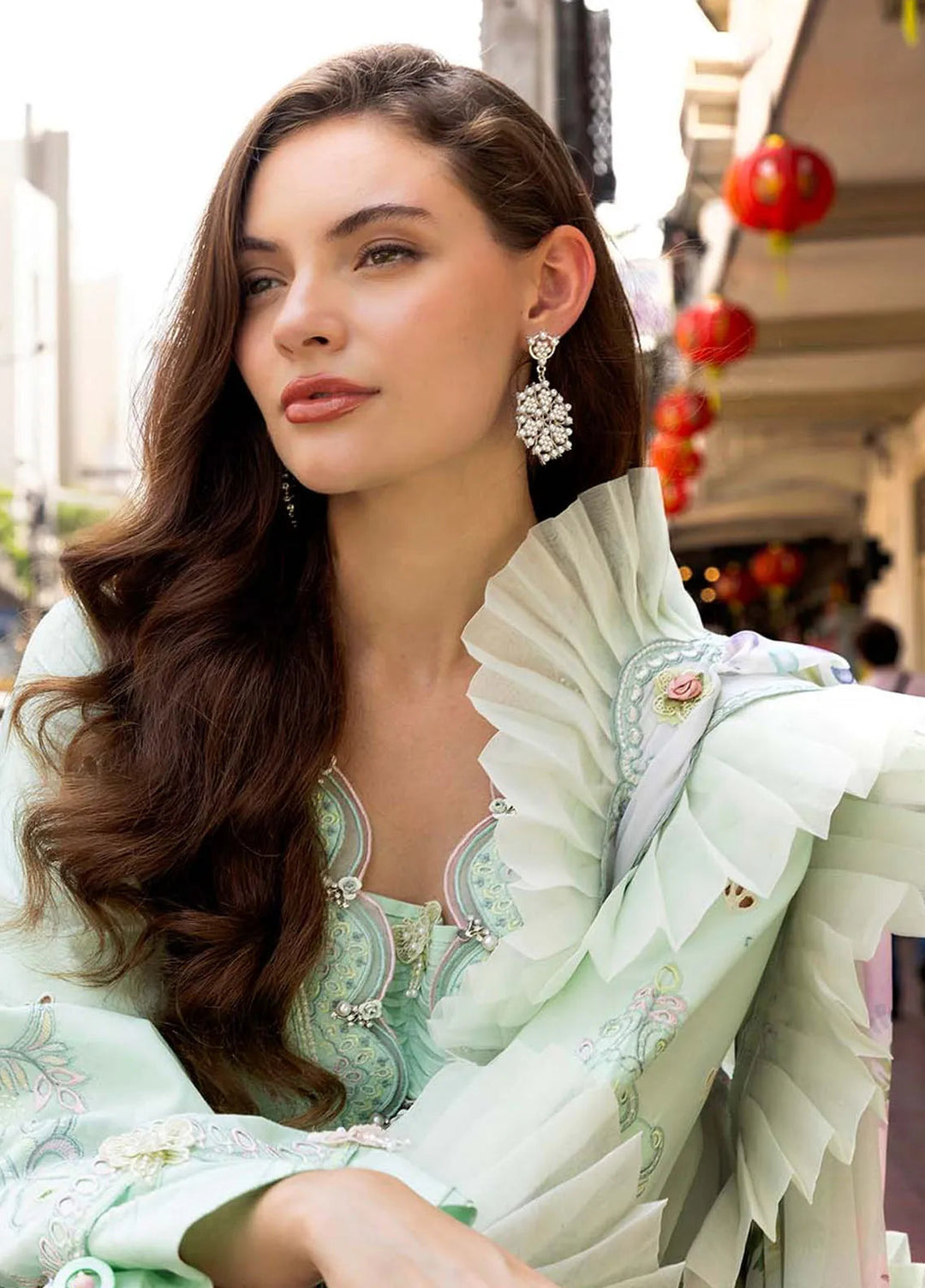 Zarqash Embroidered Lawn Suit Unstitched 3 Piece ZRQ25LL ZQLU 005 Ellis - Summer Collection