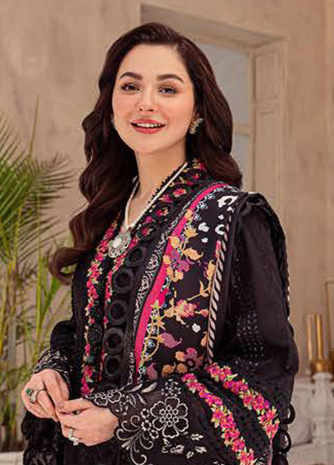 LAMOUR By Zarqash Embroidered Lawn Suits Unstitched 3 Piece ZRQ22L ZQ 002 Raina - Luxury Collection