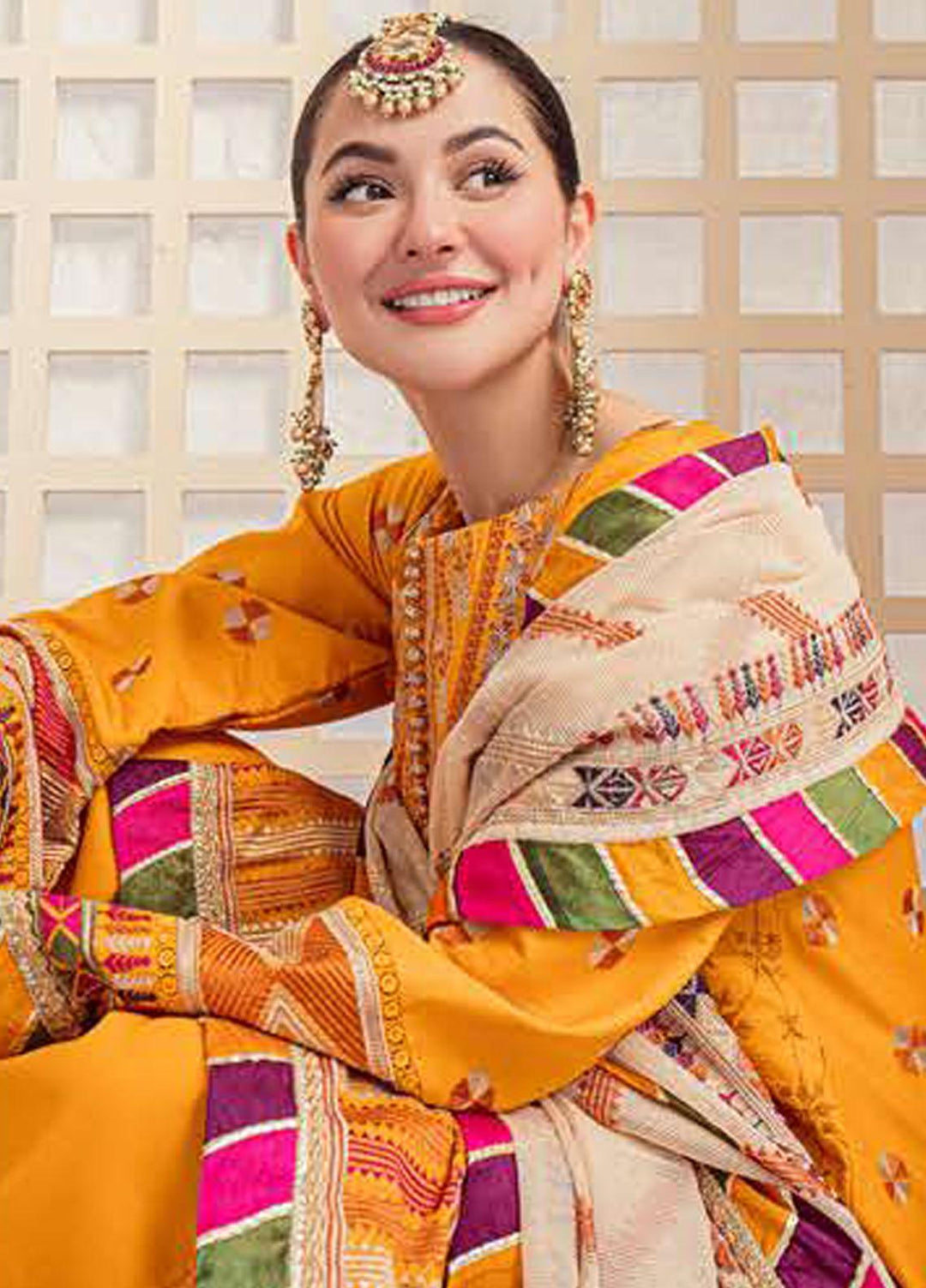 LAMOUR By Zarqash Embroidered Lawn Suits Unstitched 3 Piece ZRQ22L ZQ 009 Roshni - Luxury Collection