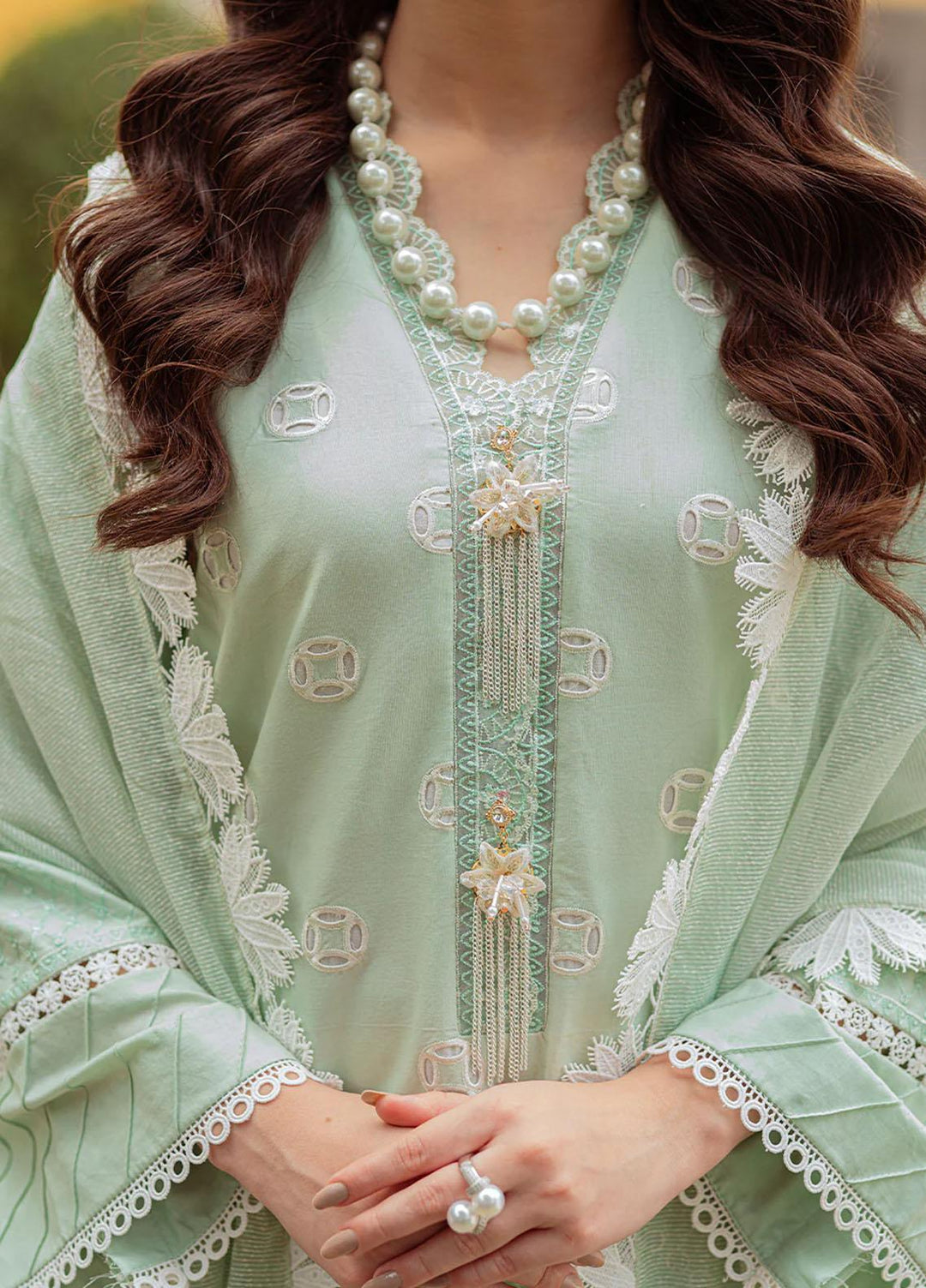 Tresor Luxe By Zarqash Embroidered  Suits Unstitched 3 Piece ZRQ23T ZQ 12B - Luxury Collection