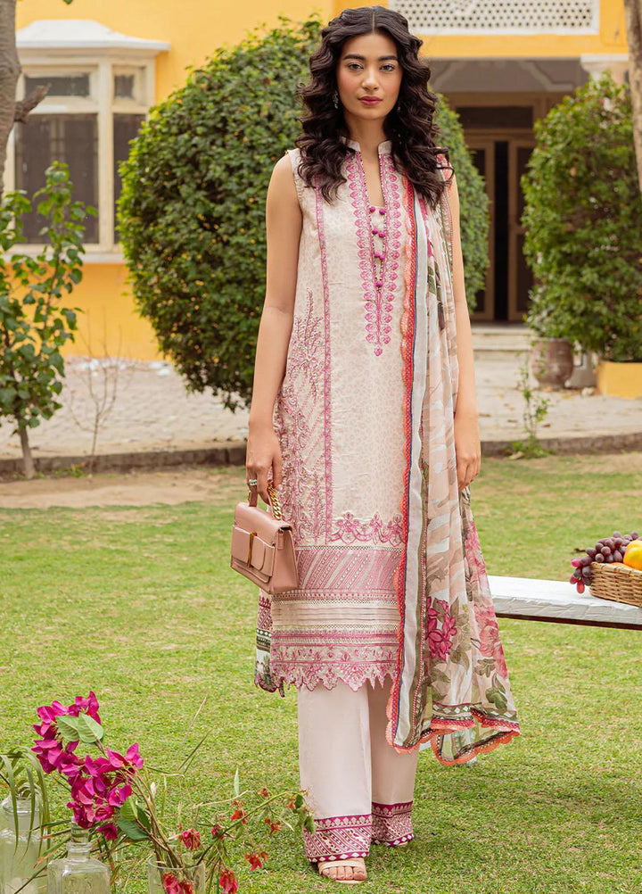Tresor Luxe By Zarqash Embroidered  Suits Unstitched 3 Piece ZRQ23T ZQ 2A - Luxury Collection