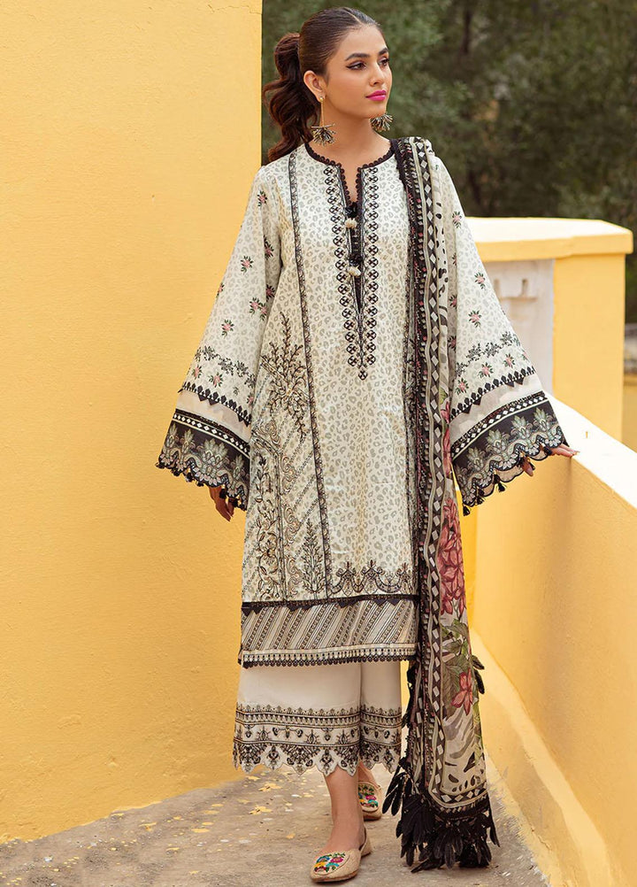 Tresor Luxe By Zarqash Embroidered  Suits Unstitched 3 Piece ZRQ23T ZQ 2B - Luxury Collection