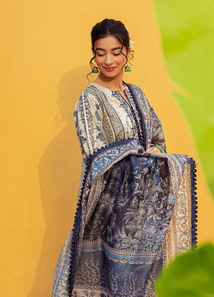 Tresor Luxe By Zarqash Embroidered  Suits Unstitched 3 Piece ZRQ23T ZQ 3B - Luxury Collection