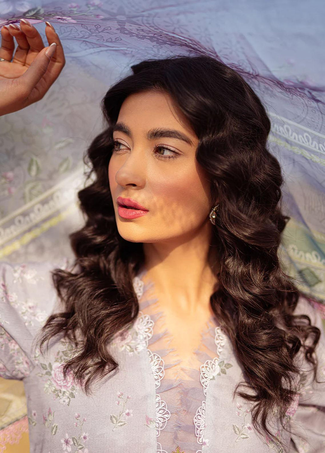 Tresor Luxe By Zarqash Embroidered Lawn Suits Unstitched 3 Piece ZRQ23T ZQ 7A - Luxury Collection