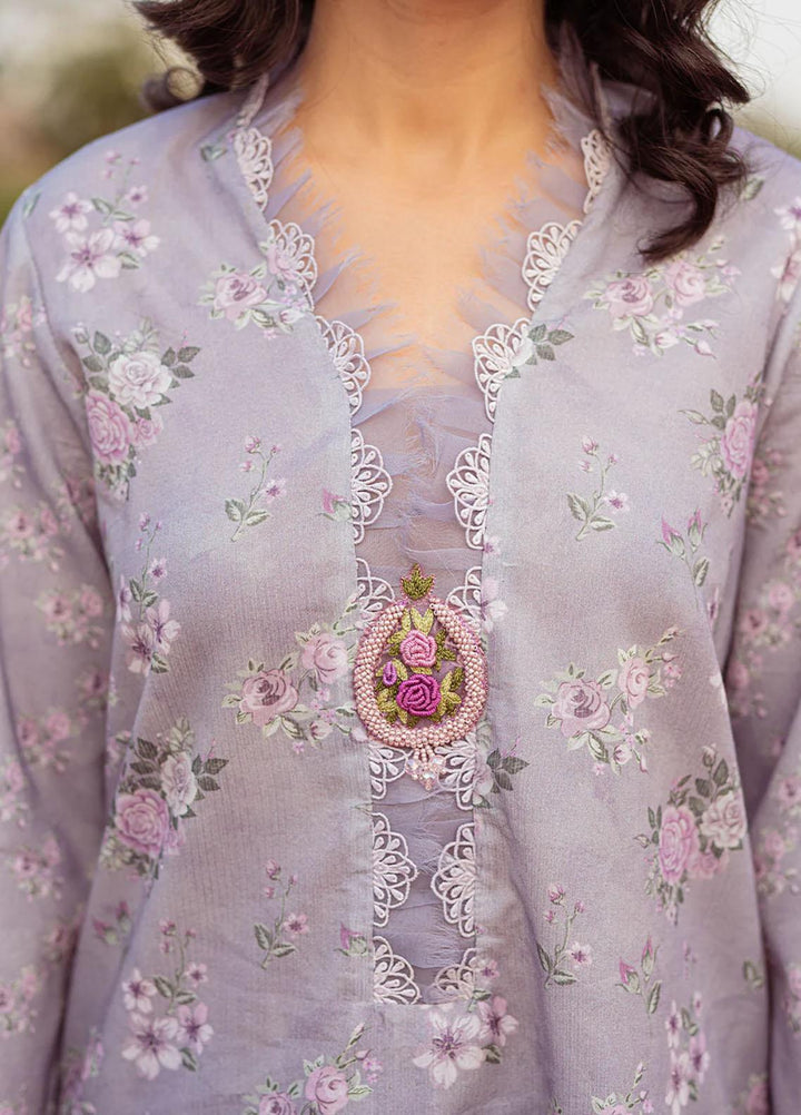 Tresor Luxe By Zarqash Embroidered Lawn Suits Unstitched 3 Piece ZRQ23T ZQ 7A - Luxury Collection