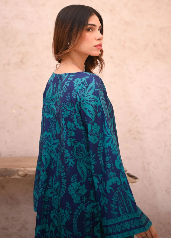 Zauk Pret Printed Crepe 2 Piece Suit Marina