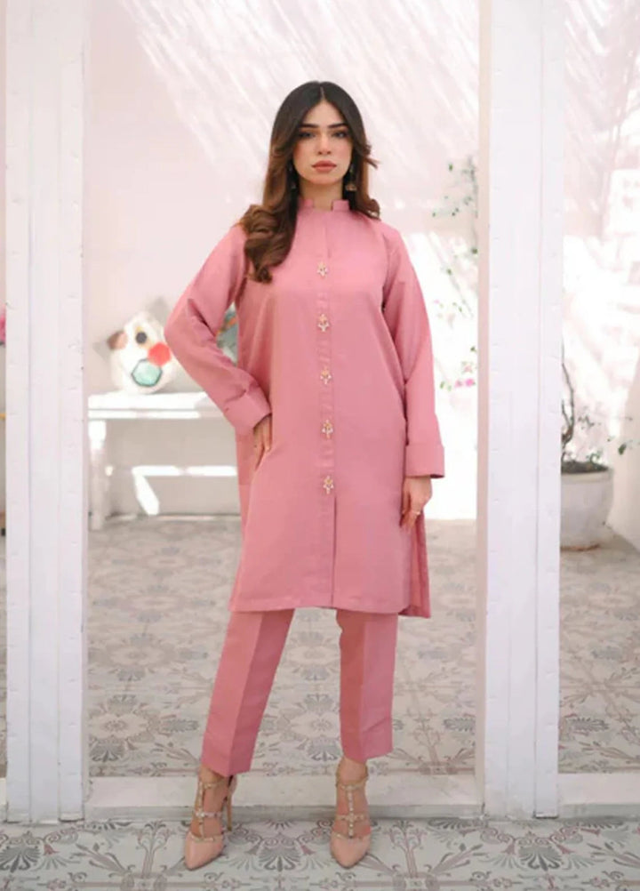 Zauk Women RTW Solids Rawsilk 2 Piece Suit ZK26RC TULIP E-D-2 - Casual Collection