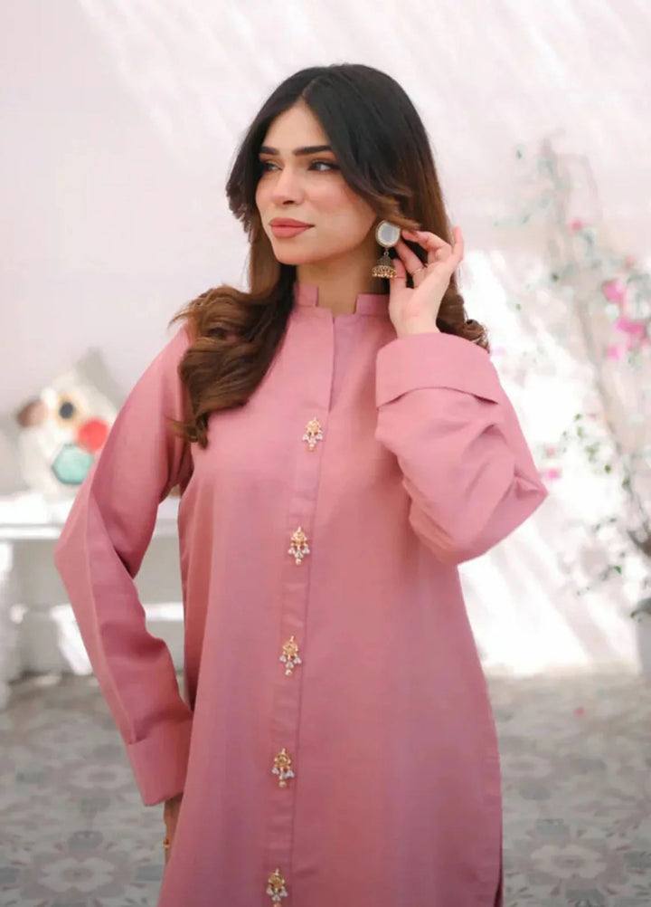 Zauk Women RTW Solids Rawsilk 2 Piece Suit ZK26RC TULIP E-D-2 - Casual Collection