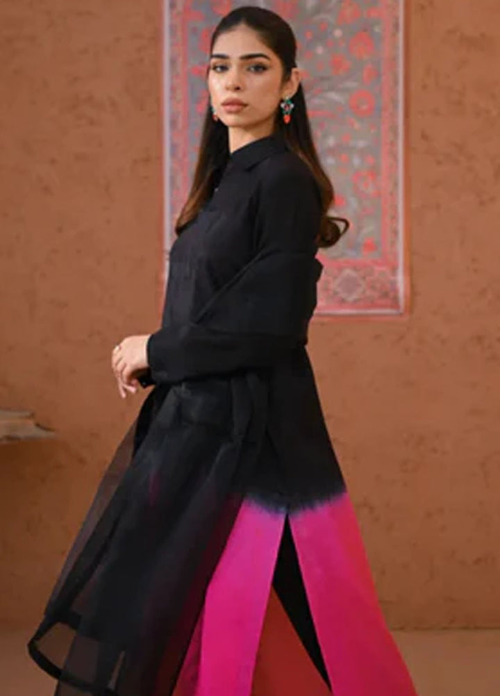 Zauk Pret Solids Raw Silk 3 Piece Eve