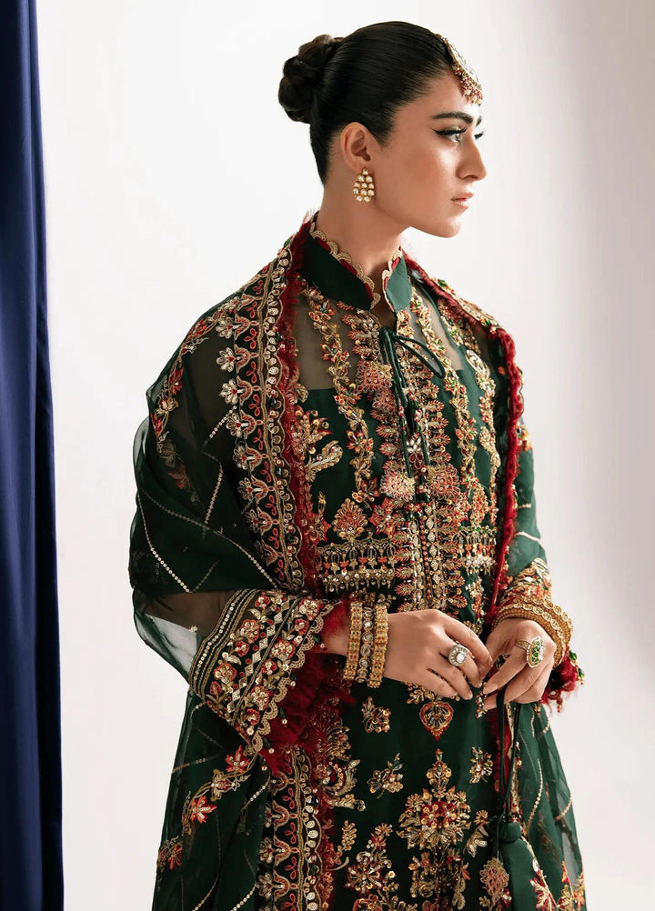 Zebaish by Fabiha Fatima Pret Embroidered Organza 3 Piece Suit Aurora