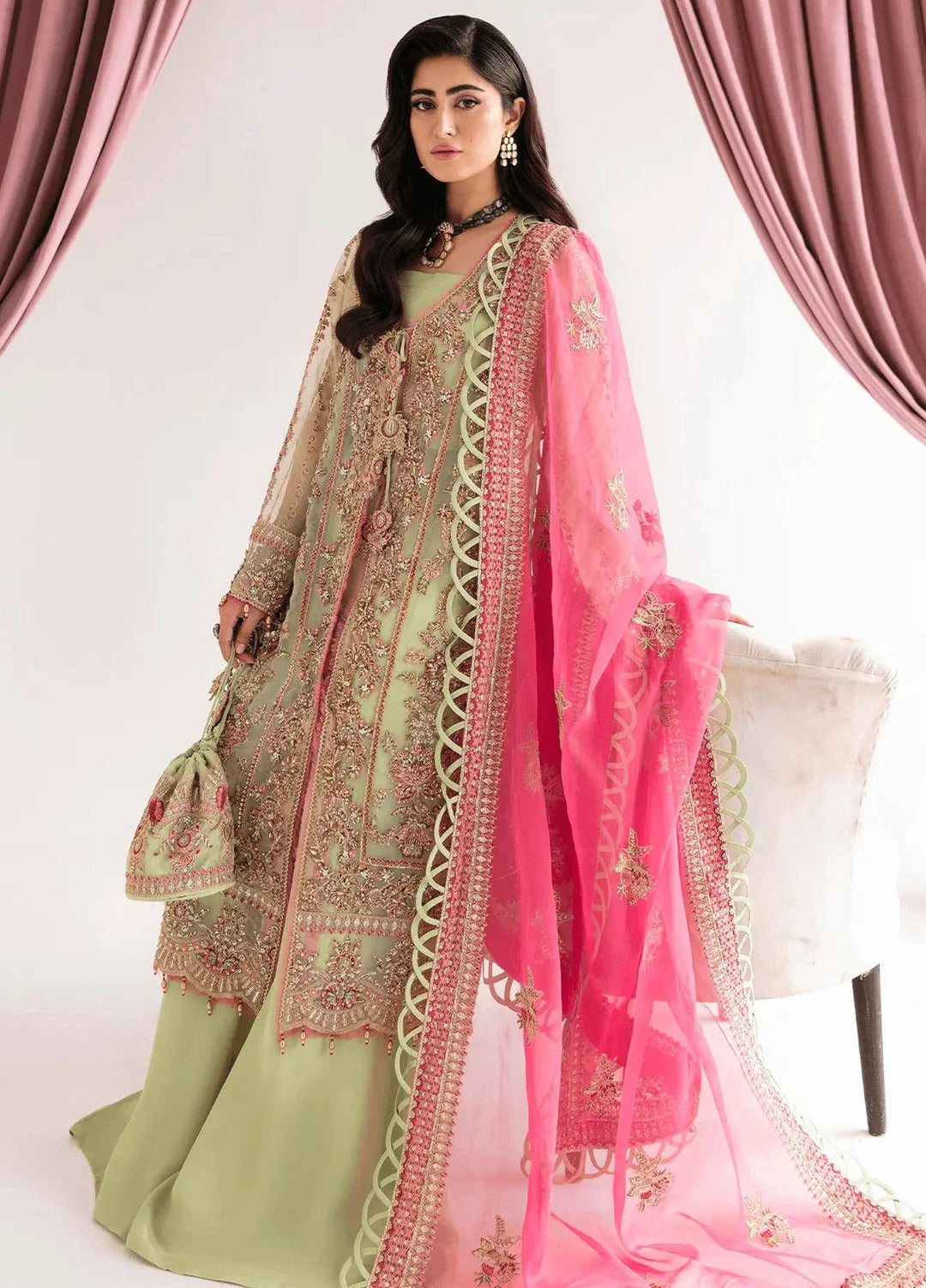 Zebaish by Fabiha Fatima Pret Embroidered 3 Piece Suit Esra