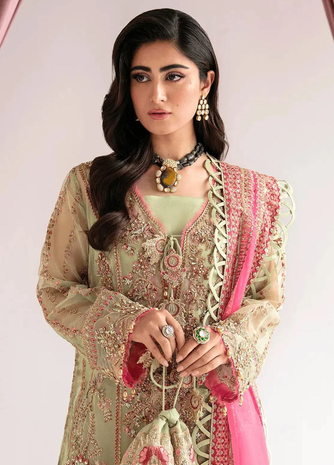 Zebaish by Fabiha Fatima Pret Embroidered 3 Piece Suit Esra