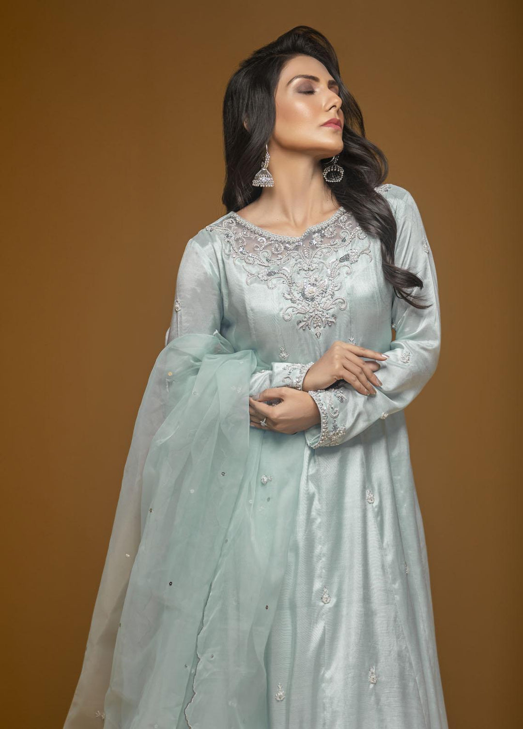 Zebaqi Luxury Pret  Cotton Silk 3 Piece Suit DIZI AZRAG