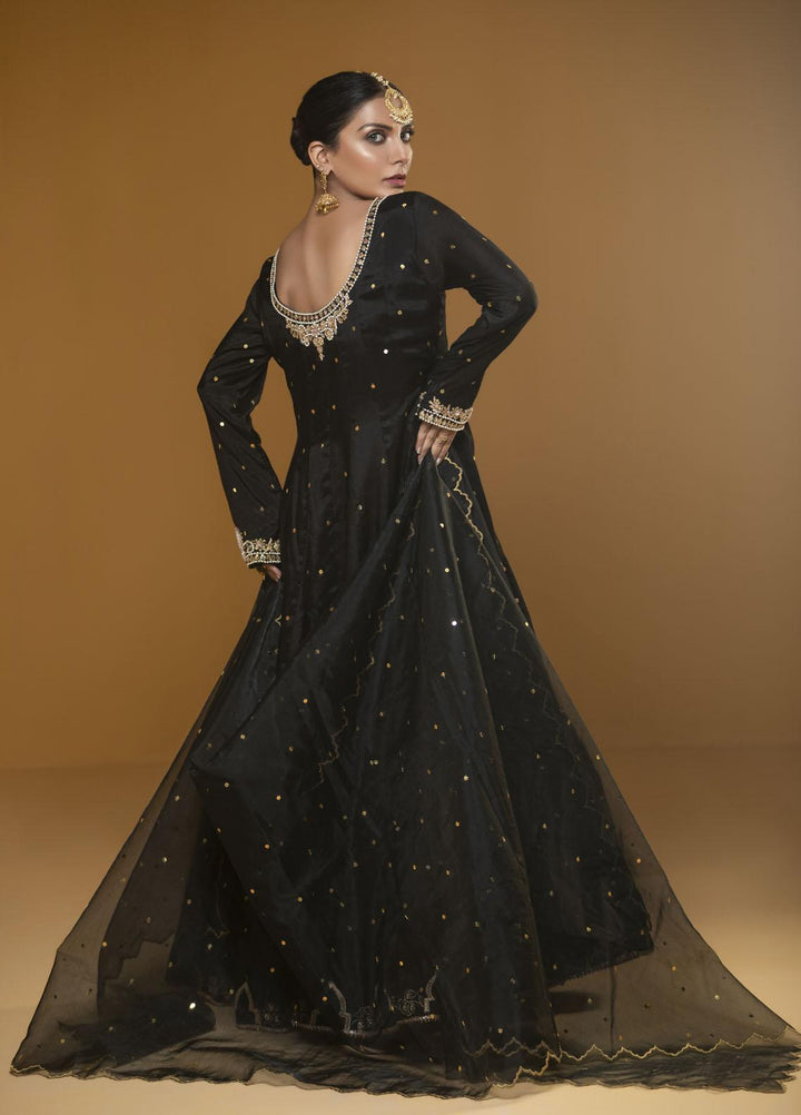 Zebaqi Luxury Pret  Cotton Silk 3 Piece Suit ASWAD