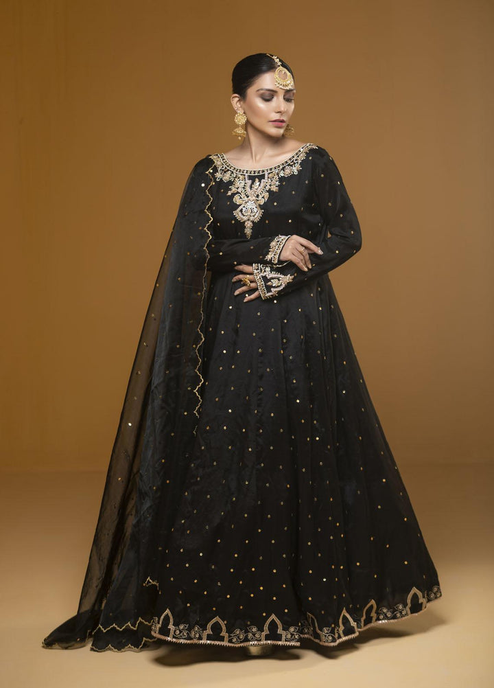 Zebaqi Luxury Pret  Cotton Silk 3 Piece Suit ASWAD
