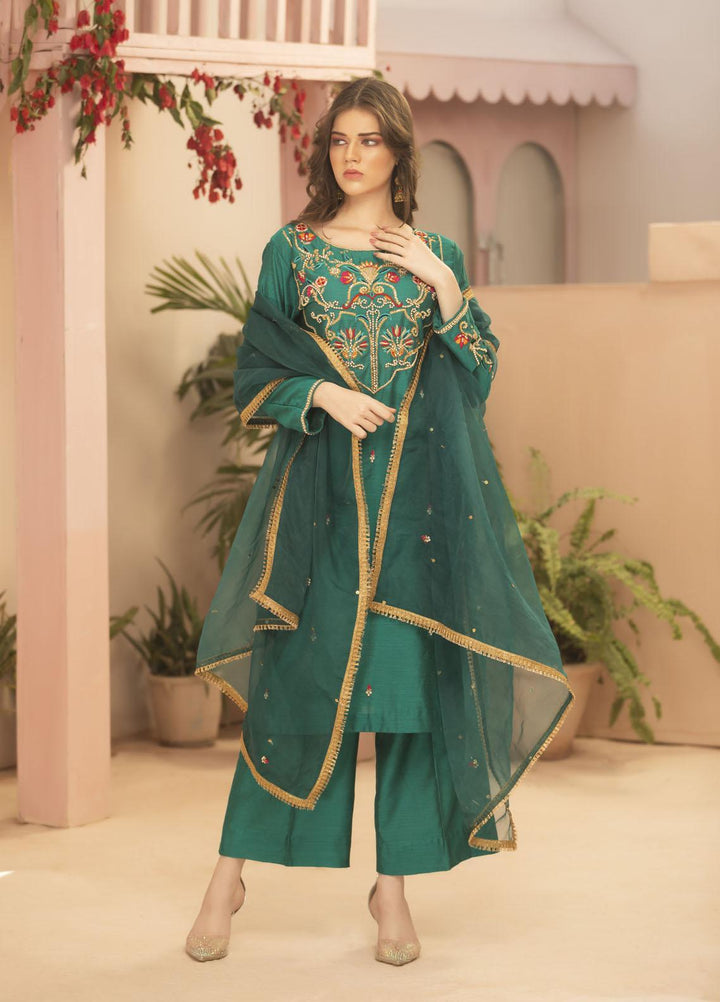 Zebaqi Luxury Pret  Khaadi 3 Piece Dress Heena