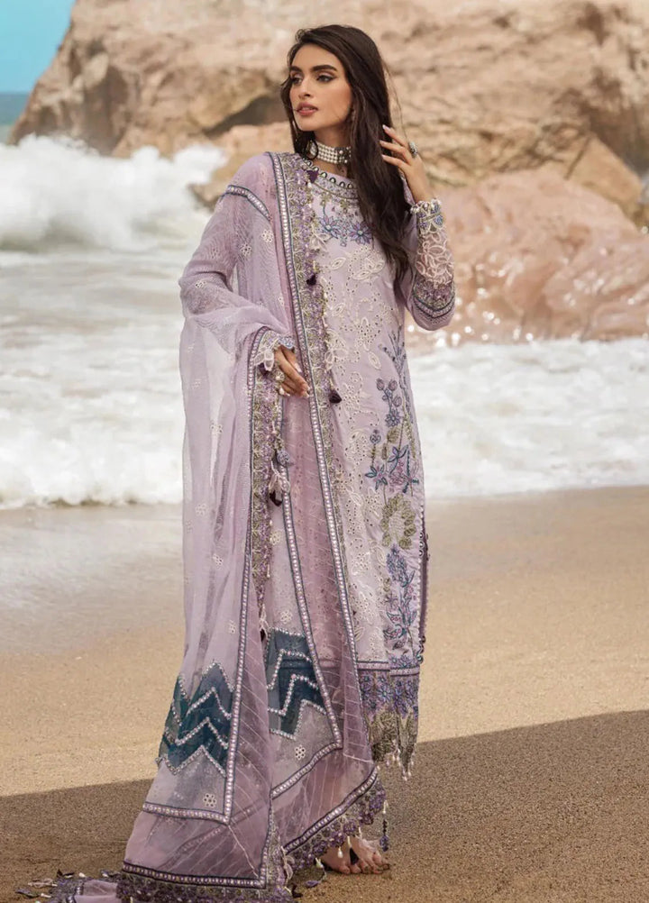 Zebtan Embroidered Lawn Suit Unstitched 3 Piece ZBT24L ZL-06 - Summer Collection
