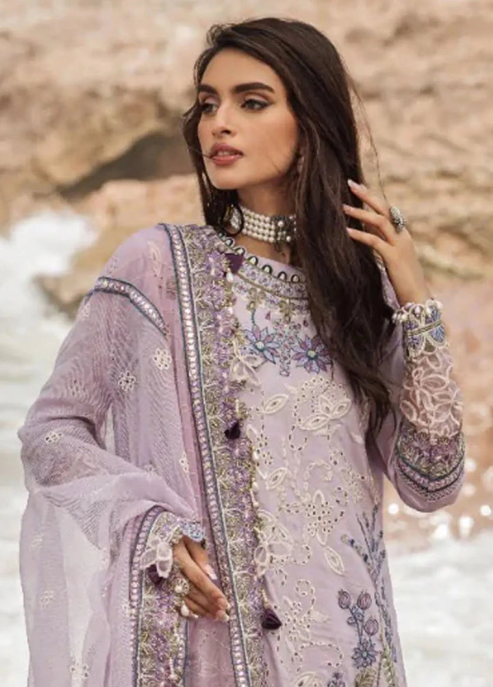 Zebtan Embroidered Lawn Suit Unstitched 3 Piece ZBT24L ZL-06 - Summer Collection