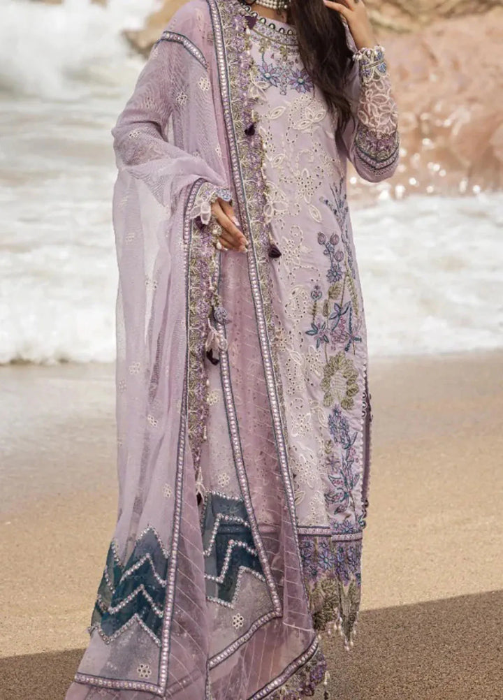 Zebtan Embroidered Lawn Suit Unstitched 3 Piece ZBT24L ZL-06 - Summer Collection