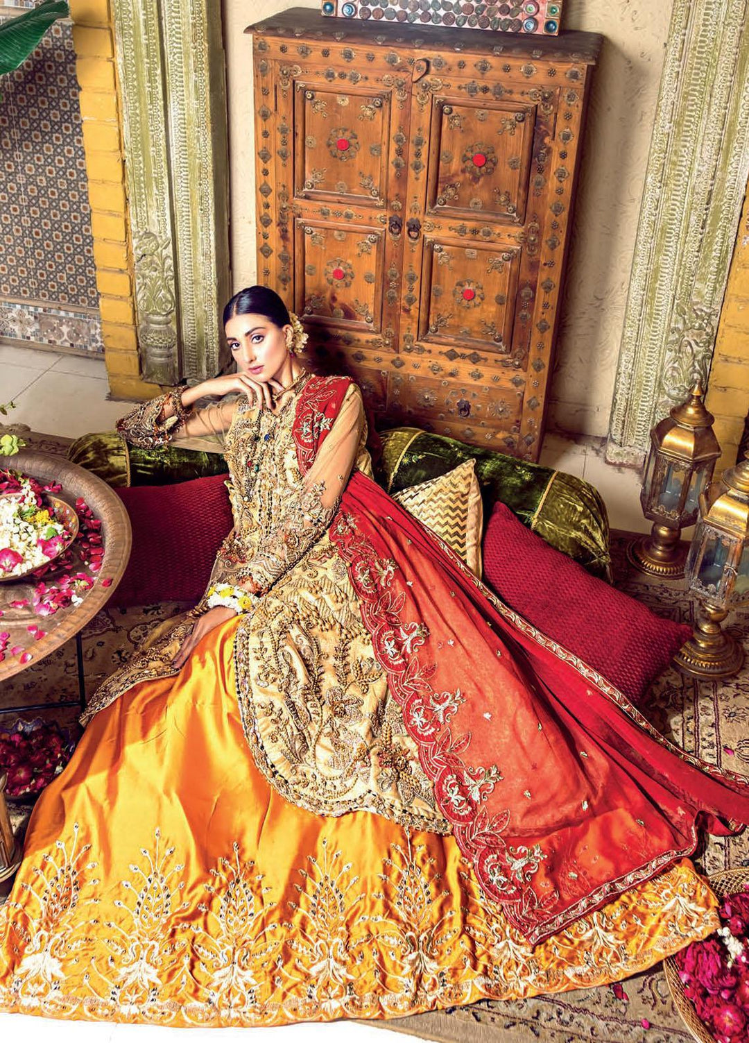 Zebtan Embroidered Net Suits Unstitched 3 Piece ZBT21BZ ZQ-06 - Luxury Bridal Collection