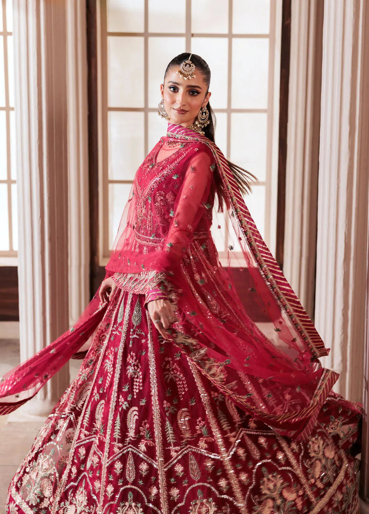 Zeenat by Zebtan Embroidered Net Suits Unstitched 3 Piece ZBT24Z ZN 05 Bahar - Formals Collection