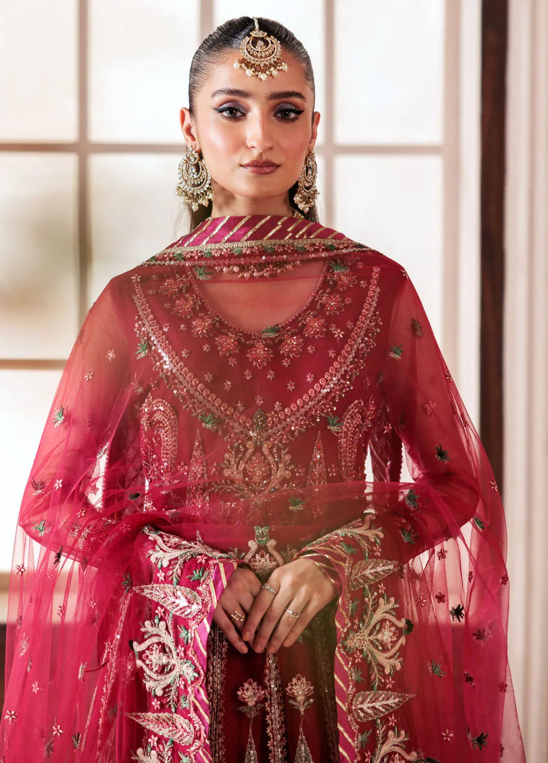Zeenat by Zebtan Embroidered Net Suits Unstitched 3 Piece ZBT24Z ZN 05 Bahar - Formals Collection