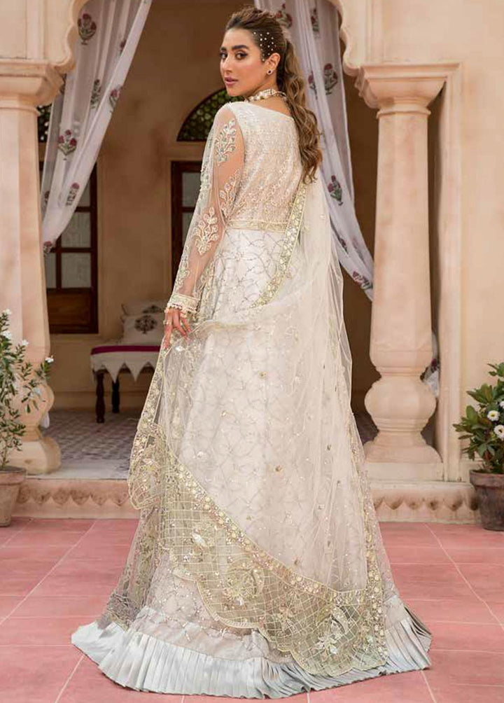 Zeenat by Zebtan Embroidered Net Suits Unstitched 3 Piece ZBT22-Z11 ZN-01 - Luxury Collection
