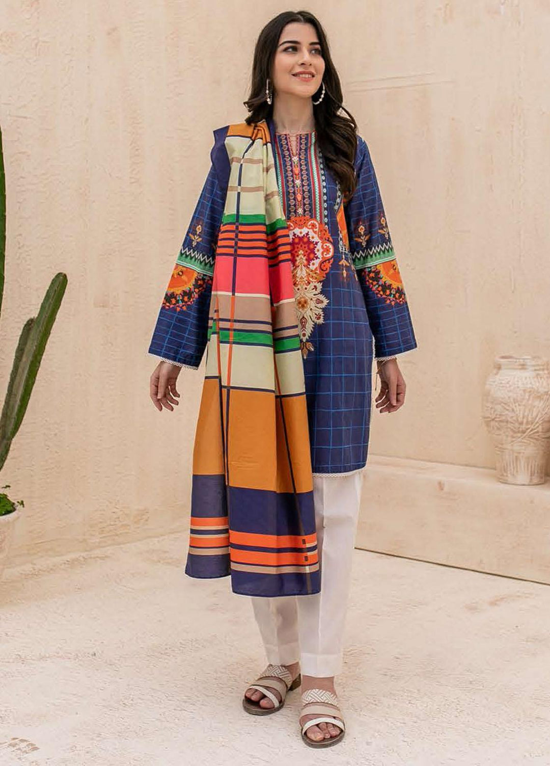 Zellbury Printed Cambric Suits Unstitched 2 Piece ZL21CB WUC21X20014 - Winter Collection