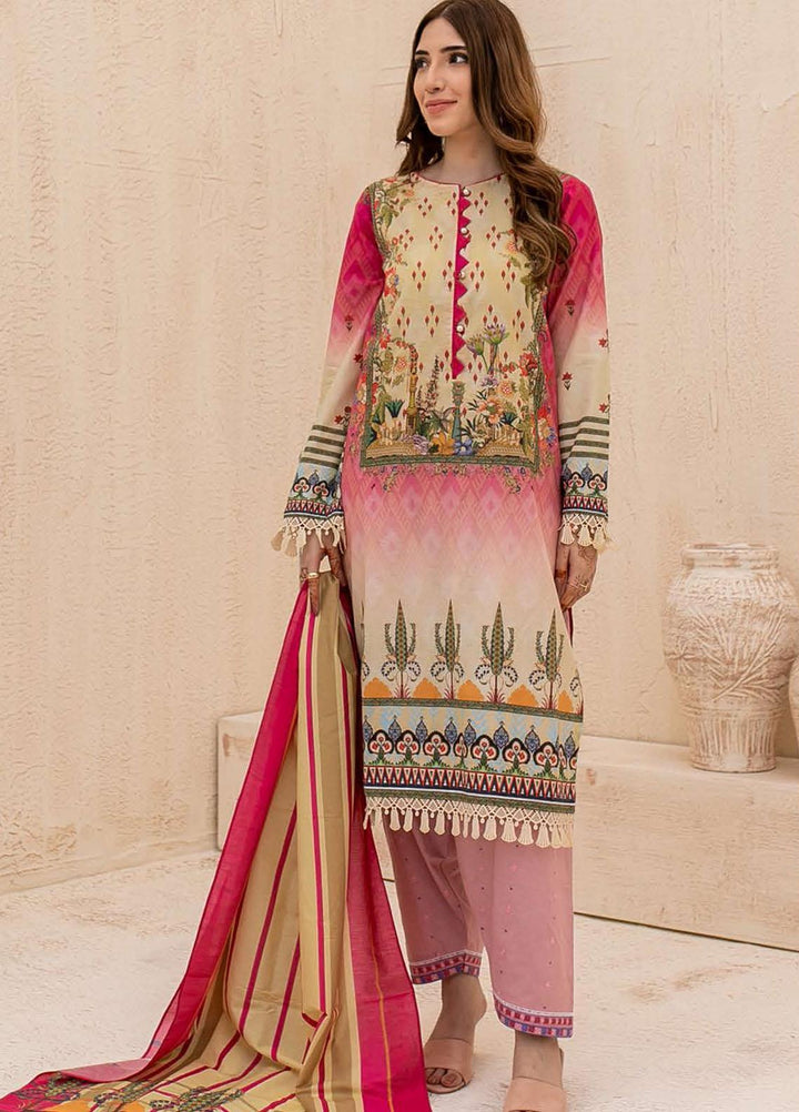 Zellbury Printed Cambric Suits Unstitched 2 Piece ZL21CB WUC21X20015 - Winter Collection