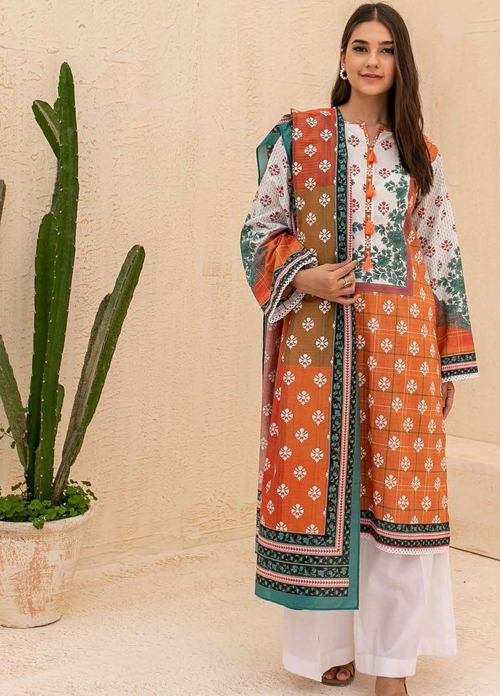 Zellbury Printed Cambric Suits Unstitched 2 Piece ZL21CB WUC21X20016 - Winter Collection