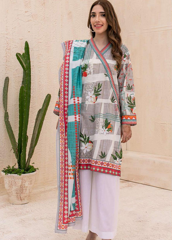 Zellbury Printed Cambric Suits Unstitched 2 Piece ZL21CB WUC21X20020 - Winter Collection