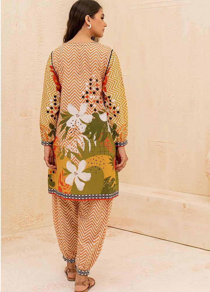 Zellbury Printed Cambric Suits Unstitched 2 Piece ZL21CB WUC21X20007 - Winter Collection