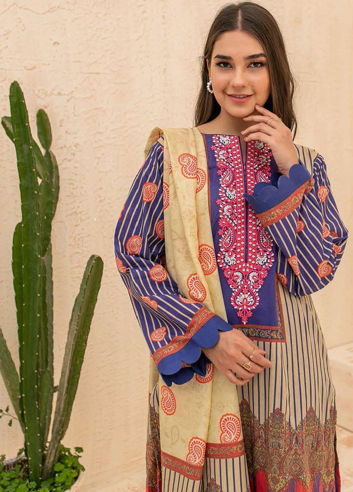 Zellbury Embroidered Cambric Suits Unstitched 2 Piece ZL21CB WUC21E20018 - Winter Collection