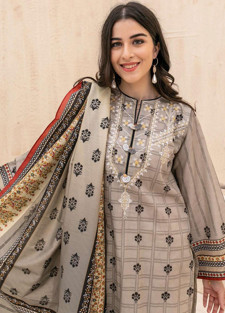 Zellbury Embroidered Cambric Suits Unstitched 2 Piece ZL21CB WUC21E20019 - Winter Collection